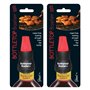 JOKARI Crazy But It Works Lot de 2 bols en silicone pour barbecue Noir
