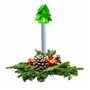 Jokari Cachesapin de Noël à clipser pour bougies électriques, à piles ou à énergie solaire. Transformez n'importe quelle bougie