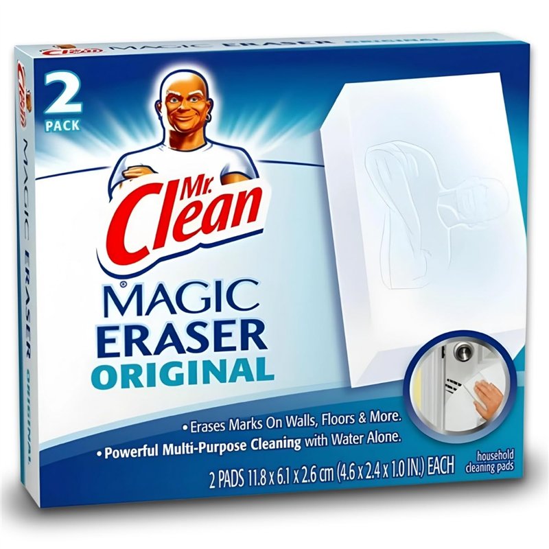 Mr. Clean 43515 Erase originale et renouveler le caoutchouc magique, lot de 2