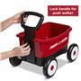 Radio Flyer Walker Wagon, Chariot de Marche à Pousser et à Tirer, Chariot de Marche 2-en-1 Rouge, de 1 à 4 Ans