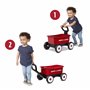 Radio Flyer Walker Wagon, Chariot de Marche à Pousser et à Tirer, Chariot de Marche 2-en-1 Rouge, de 1 à 4 Ans