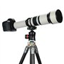 Téléobjectif EF/EF-S JINTU 650-1300mm F8 Zoom Objectif pour Canon EOS SLR 4000D 2000D 80D 90D 5D III 6D 7D II 60D 70D 250D 750D
