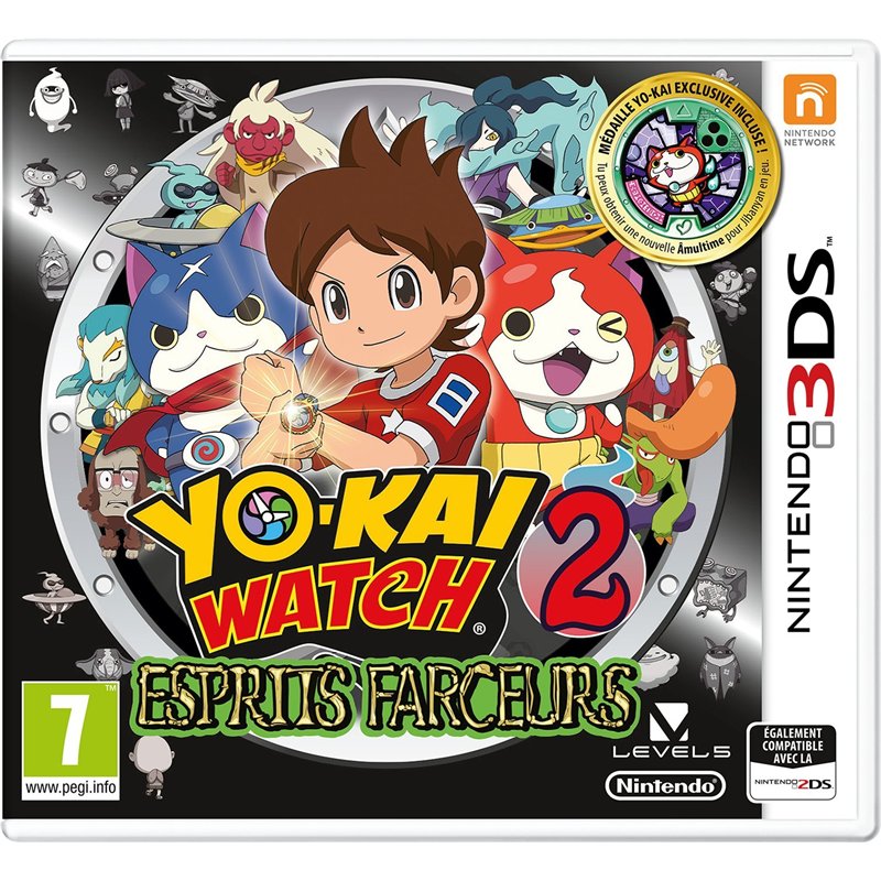 Yo-Kai Watch 2 : Esprits Farceurs + Médaille Incluse - édition spéciale limitée
