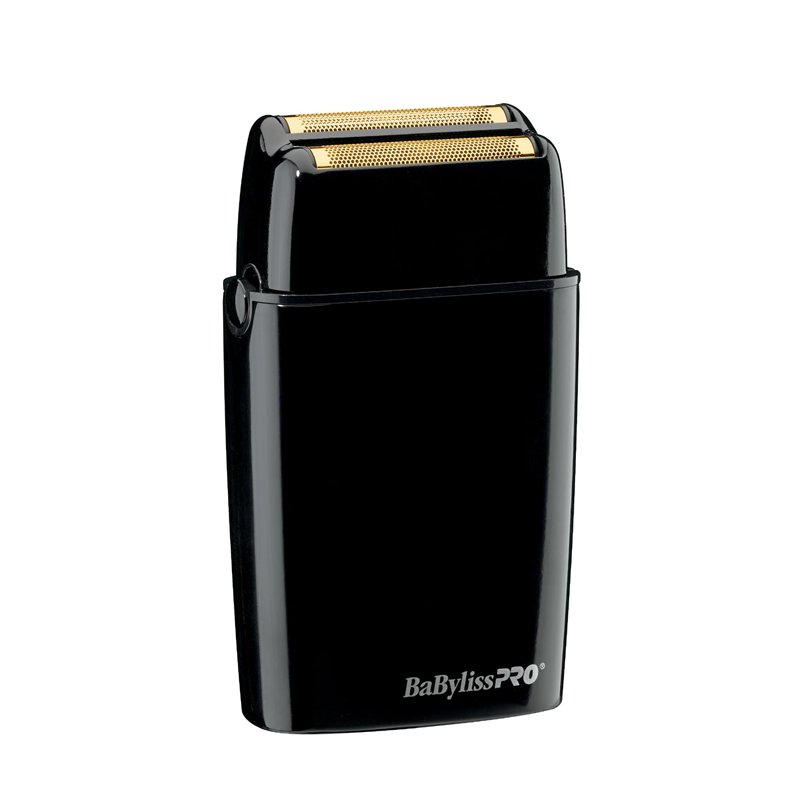 BaByliss PRO FXFS2B BLACKFX Metal Collection, Rasoir sans fil en métal double grille Noir