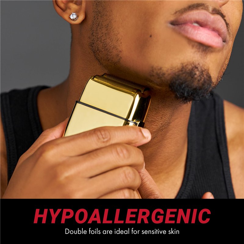 Image secondaire de BaByliss PRO FXFS2B BLACKFX Metal Collection, Rasoir sans fil en métal double grille Noir