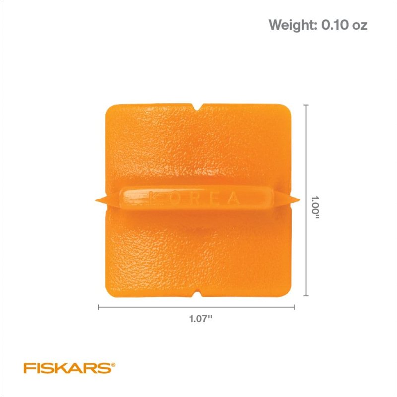 Image secondaire de Fiskars Lame de rechange originales pour massicots, 2 unités, Coupe droite, Orange, 1003868