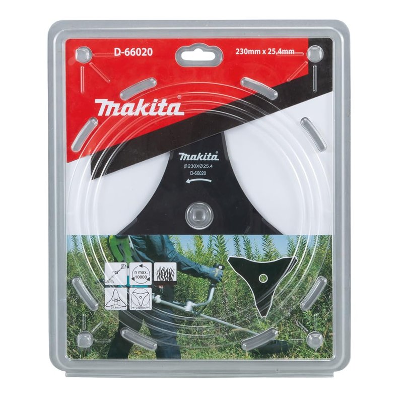 Image secondaire de Lames 3 dents pour débroussailleuse Ø 230 mm DUR368/369 - MAKITA D-66020