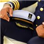 BESTOYARD Casquette de Capitaine Marin (Blanc),Taille Unique