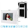 FTSTech 7" Couleur Filaire Vidéo Porte Téléphone RFID Caméra Vidéo Sonnette Système d'Interphone pour Les Appartements à Domicil
