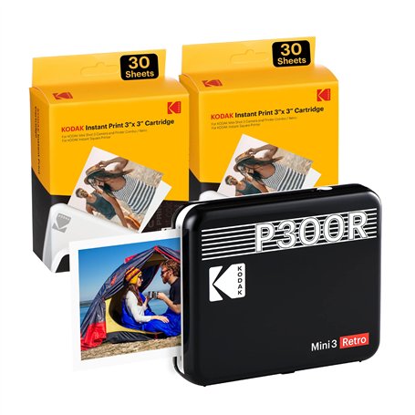 KODAK Mini 3 Retro 4PASS Imprimante Photo Portable (7