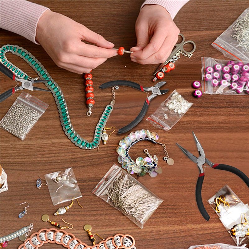 Image secondaire de Kulannder Trousse à Outils Pour La Fabrication De Bijoux 22 Pcs Trousse à Outils Pour La Fabrication Et La Fixation De Bijoux Co