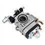 Queta Carburateur pour Moteur de Débroussailleuse 52cc 49cc 43cc, Kit Carbu avec Joint, Tuyau, Bougie d'Allumage et Filtre à Ess
