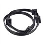 ZAHARA Cable sata Cable Alimentation sata pour Cooler Master VSM750 VSM650 VSM550 SATA Power Supply Cable （5Pin to 3 SATA 70cm）