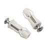 Kissral 2pcs Vis D'expansion pour Couvercle de Toilette Fixation Abattant WC Vis pour Lunette Toilette Ensemble de Fixation Pièc