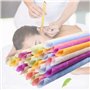 40 pièces toutes les bougies d'oreille naturelles cônes de bougie en cire d'abeille (10 couleurs),parfumées，Bougie Auriculaire B