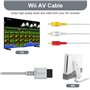 Link-e : Cable Audio Video RCA avec Connecteurs Plaqués Or Compatible avec la Console Nintendo Wii et Wii-U