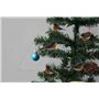 TOME Lot de 10 rouges-gorges artificiels en plumes Décoration de sapin de Noël