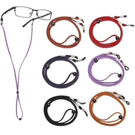 LAOYE Lot de 6 cordons de lunettes pour lunettes de soleil