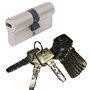 ABUS - EC550 Profil-Double cylindre Longueur (a/b) 30/30mm (c=60mm) avec 10 Clés