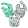 PandaEar Super léger Bavoirs bébé pour les repas| Lot de 3