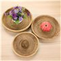 SUMTree 3pcs Panier de Service Corbeille à Fruits Rond Panier d’osier Rangement pour cookies, pain,fruits (25+23+19CM)