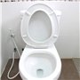 Charniere Abattant WC, Kit Fixations Remplacement pour WC Abattant, Charnière WC Fixations, pour Sièges de Toilette en Résine de