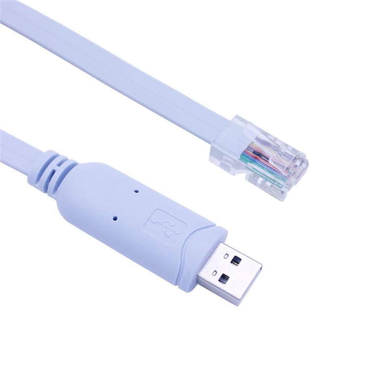 Câble USB vers console, câble de console USB, console USB vers RJ45, câble de console USB pour Windows/Vista/Mac/Linux (1,8 m, b
