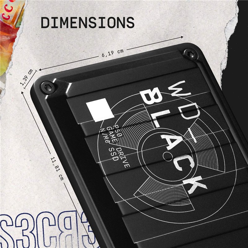 Image secondaire de WD_BLACK P50 1TB NVMe SSD Game Drive, Call of Duty: Black Ops Cold War Special Edition