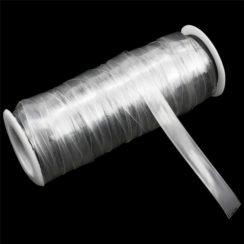 DXLing 1cm x 12 m Bande Élastique Transparente TPU Élastique Clair Bande Élastique Léger Sangle Élastique Léger Elastic Haute Fl