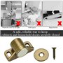 TANCUDER 4PCS Aimant pour Porte Placard Loquet de Porte Magnétique Fermeture de Porte Aimantée avec 4 Rondelles et 12 Vis Fermet