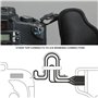 USA Gear Dragonne Grip Poignet Rapide Appareil Photo Reflex et Bridge - Sangle Appareil Photo avec Bracelet en Néoprène Ajustabl
