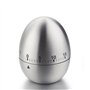 Itian Minuteur en Forme d'œuf, Minuteur Mécanique de Cuisine en Acier Inoxydable, Minuteur avec Chronomètre