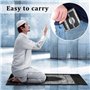 Tapis de Priere de Poche, Hitopin Tapis de Prière Islamique de Voyage, avec Boussole et Sac de Transport, en Polyester Etanche 6