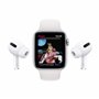 Apple Watch Series 6 (GPS, 44MM) Boîtier en Aluminium Gris Sidéral avec Bracelet Sport Noir (Reconditionné)