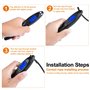 Corde à Sauter Sport, Corde à Sauter sans fil avec Compteur Calories et Minuterie, Jump Rope Réglable, LCD écran montrant, Poign