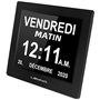 LEMNOI 8" Pouce LCD Horloge Numérique Calendrier N10 avec Date Jour Et Heure Horloge Non-Abrégée Auto Dimming 8 Langues HD Displ