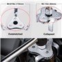 Spurtar Clé filtre à Huile 3 Bras Réglable Cle Filtre a Huile Universel Pour Diamètre 64mm-116mm Réglable Deux Direction
