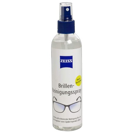 Zeiss - Spray nettoyant pour lunettes - Contenance : 240 ml - Pour un nettoyage en douceur et en profondeur de vos verres - Sans