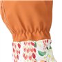 Ruibo Cuir Rose Gants de Jardinage/Thorn Proof d'élagage Gants avec résistant aux Crevaisons Manches Longues Polyester Imprimé M