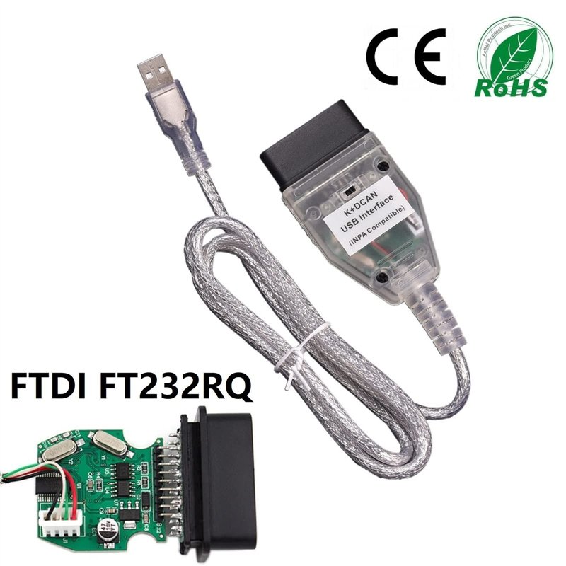 Image secondaire de AntiBreak Ediabas k+dcan dcan USB OBDii Switch interfacen k Can kdcan dcan Cable Switch Interface