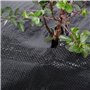 Géotextile-2M x 5M Toiles de Paillage, Toile Anti-Mauvaises Herbes, Bache Noire Agricole, Barriere Anti Racine, Tissu Perméable