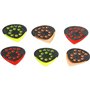 DAVA (Jazz Grips Combo) Médiators Pour Guitare - Hang Bag Avec 6 Pièces 9234