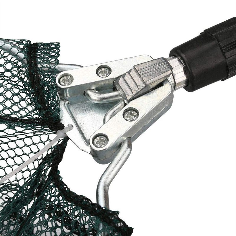 Image secondaire de Xndryan – Épuisette de pêche télescopique 180 cm avec poignée, épuisette pliable portable avec long manche pour pêche à la carpe
