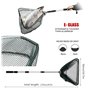 Xndryan – Épuisette de pêche télescopique 180 cm avec poignée, épuisette pliable portable avec long manche pour pêche à la carpe