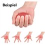 VOARGE Lot de 3 balles de préhension en forme d'œuf pour soulager la pression, renforcer la main et les doigts et soulager les d