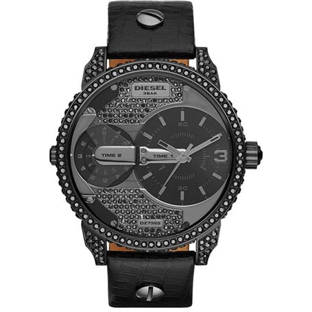 Diesel Montre Mini Daddy à trois aiguilles en acier inoxydable pour homme