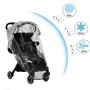 Habillage Pluie Universelle pour Poussette -Protection Pluie Poussette Universelle -Protection contre les intempéries et le vent
