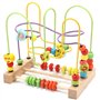 jacootoys Bois Labyrinthe de Perles Coloré Fruit Boules Boulier Circuits de Motricité Educatif Jouet pour Bébé Fille Garçon
