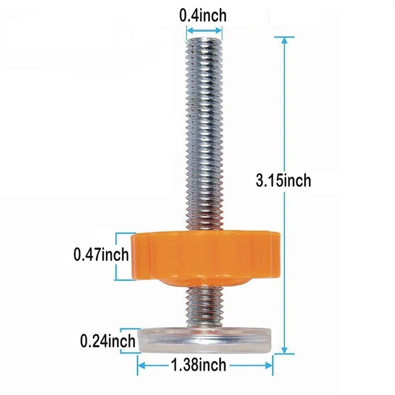 Image secondaire de iwobi 4 Pièces Filetées de Broche Tiges Pression Barriere, pour Barrières D’escalier à Pression pour Bébés, Portails pour Chiens