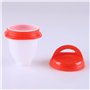 12 pièces chaudière à oeufs chaudière à oeufs ensemble de chaudière à oeufs en silicone sans coquille coquetier oeuf à la coque 